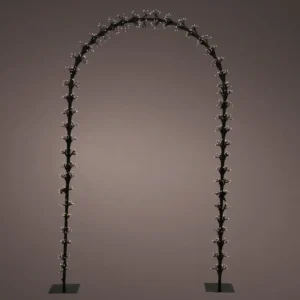Decorative Arch With Warm White LED Twinkle Lights