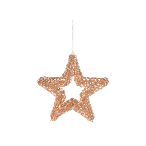 58cm Rose Gold Micro LED Star