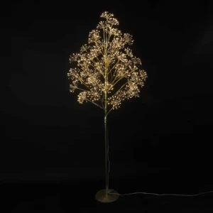 6ft Artificial LED Christmas Tree Dorion Gold