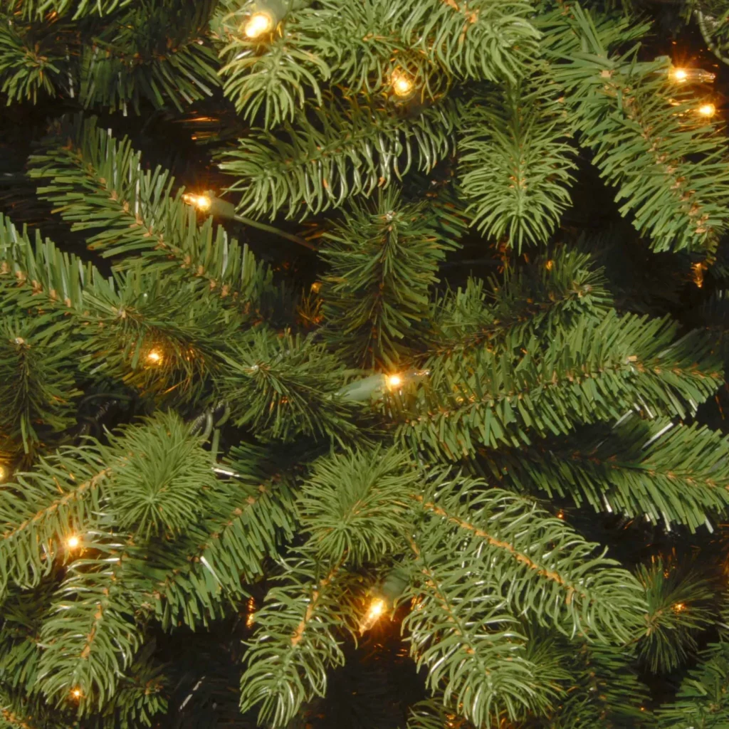 Christmas tree with lights